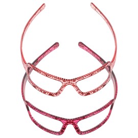 VICASKY 2pcs Women Headbands for Washing Face Fashionable Glasses Hairband Cute Makeup Hair Accessories Versatile Headbands for Stylish Functional Headdress