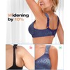 Wingslove brasier reductor inalámbrico para mujer, talla grande, no acolchado,