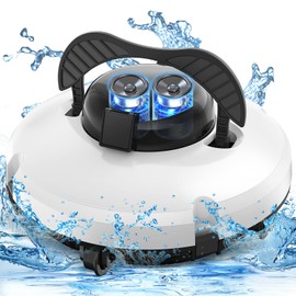 (2025 Upgrade) Cordless Robotic Pool Cleaner, Pool Vacuum for Above Ground Pool with 120 Mins Runtime, Auto-Parking Robot Pool Cleaner for Inground Flat Pools Up to 1000 sq.ft