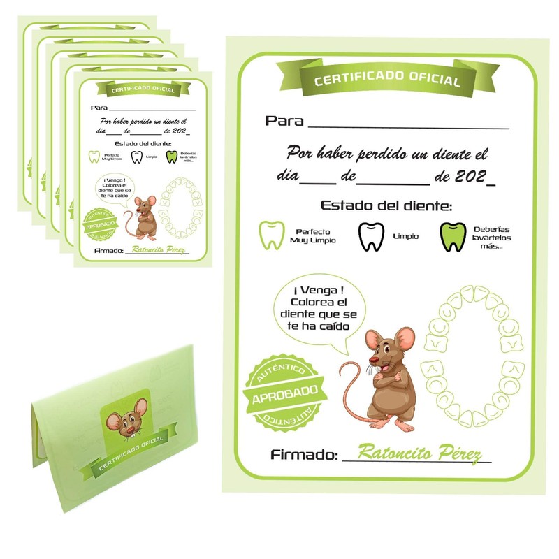 Myfuturshop® Mouse Magic Door + Tooth Box and 4 Cards