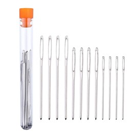 AIMALL 9X Large Eye Blunt Needles Wool Thick Knitter Yarn Hand Sewing Darning Craft Set, 2.05", 2.36", 2.76" Sizes Included