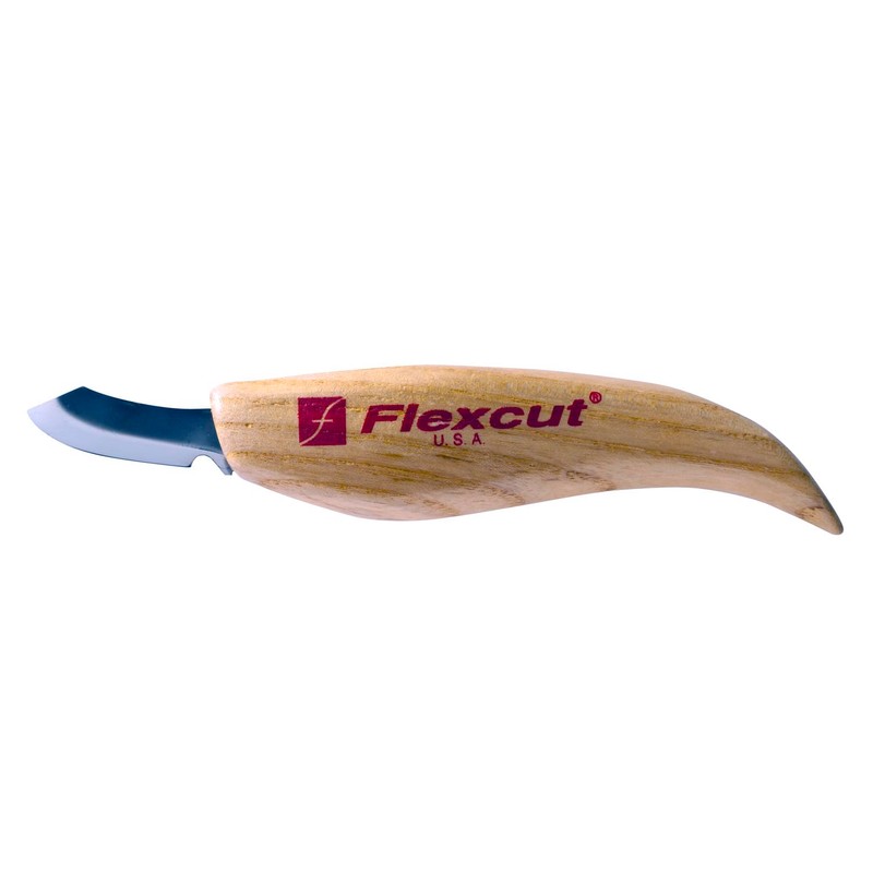 FLEXCUT Wood Carving Knives | Upsweep Knife | Ultra-Thin 1095
