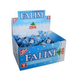 Falim Plain Gum Sugarless Falim Plain Gum - Carbonate & Mint Grass Flavoured - 100 pcs, Free Shi