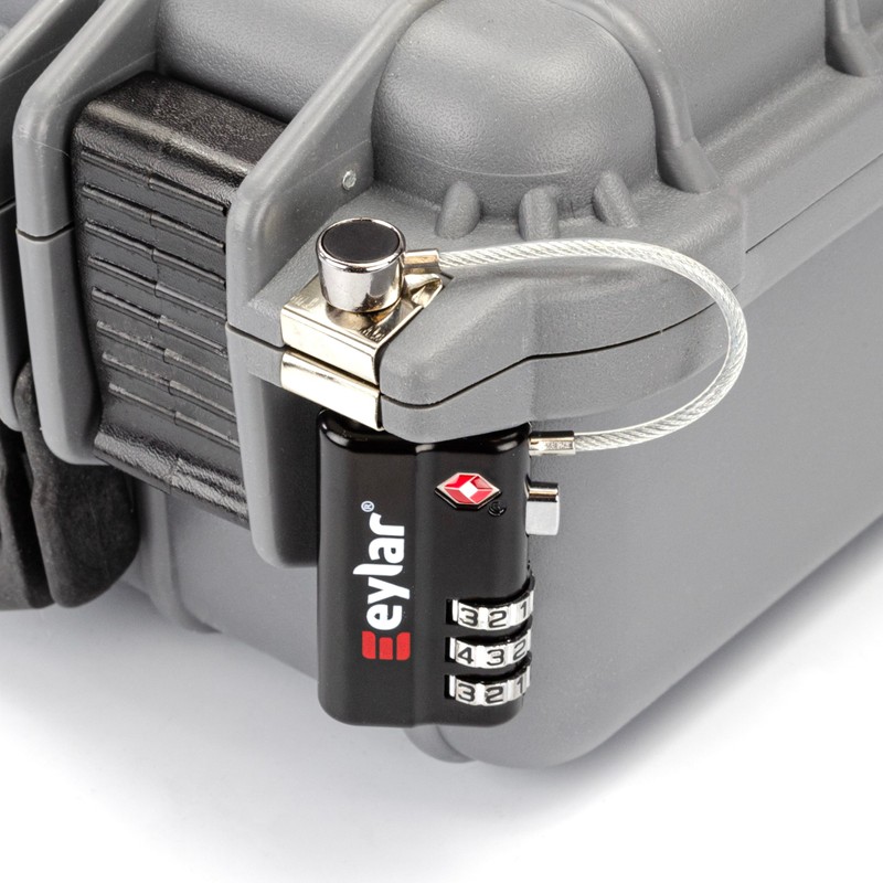 Eylar TSA Approved 3 Digit Combination Lock with Cable, Durable