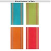 COTTON CRAFT Salsa Stripe Kitchen Towel - Set of 8