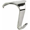 Taskar Silver Chrome Picture Rail Hooks - Contemporary/Heavy Duty (4