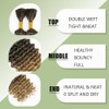 Deep Wave Bulk hair for Braiding Wet and Wavy Micro