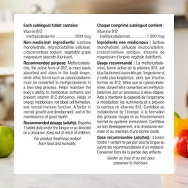 Webber Naturals Vitamin B12 1000 mcg, Quick Dissolve, 150 Tablets, Supports Energy Production and Metabolism