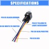aikoolwer Automotive Relay Switch Harness Kit 24V 40A SPDT 5