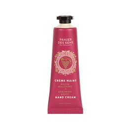Panier des Sens French Hand Cream with Shea Butter - Grape - Moisturising Cream for Dry and Sensitive Hands - 96% Natural - 30 ml Hand Cream Mini Format