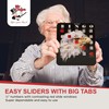 MR CHIPS Jam-Proof Fingertip Bingo Cards with Sliding Windows 25