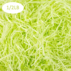 Gz party 1/2LB Easter Basket Grass Craft Shredded Tissue Raffia Gift Filler Paper Shreds for Baskets Egg Stuffers,Creative Gift Packaging for Spring Party Supplies Accessories Decorations