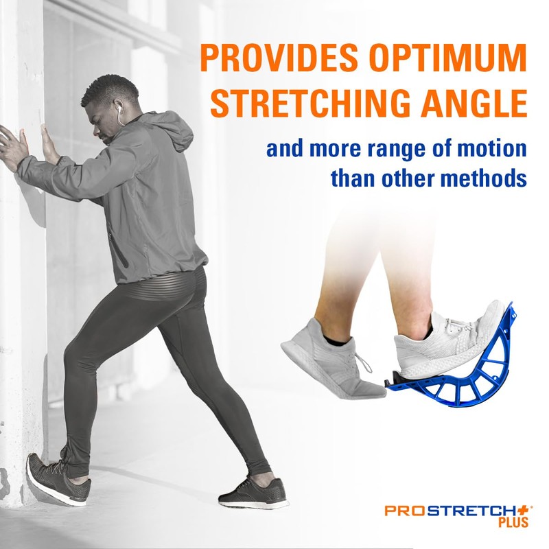 ProStretch Plus Blue - Adjustable Calf Stretcher & Foot Rocker