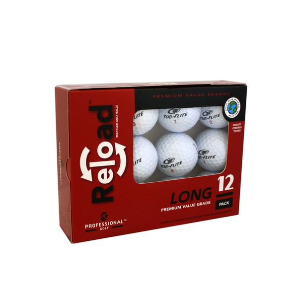 Top Flight Reload Recycled Golf Balls (12-Pack) Top Flite Golf