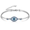 Evil Eye Bracelet for Women Sterling Silver 925 Turkish Greek