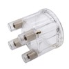 GSKMOTOR 009 Distributor Cap Clear Stock Top Mount Compatible with
