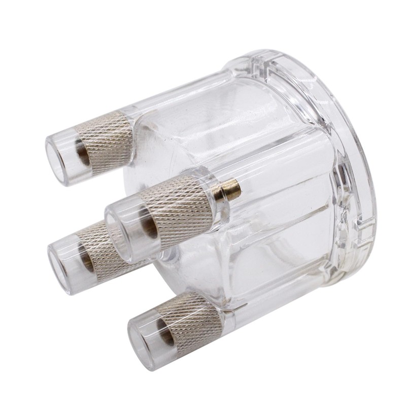 GSKMOTOR 009 Distributor Cap Clear Stock Top Mount Compatible with