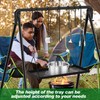 Campfire Swing Grill Stand Adjustable Campfire Cooking Equipment Camping Accessories