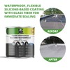 Waterproof Liquid Plastic Roof Sealant with Glass Fiber - White