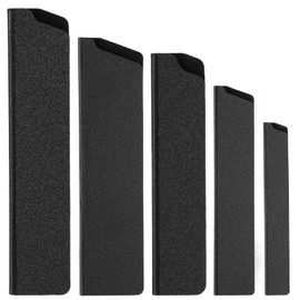 5 PCS Knife Edge Guard Universal Blade Covers Knife Protector Sleeve Non-Scratch Felt Lining Gentle on Your Blades Plastic Sheaths for Kitchen Chef Knives(5, 6, 8, 9, 10 Inch)