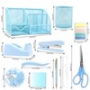 12 in 1 Desk Organizers and Accessories Set, Blue Gifts