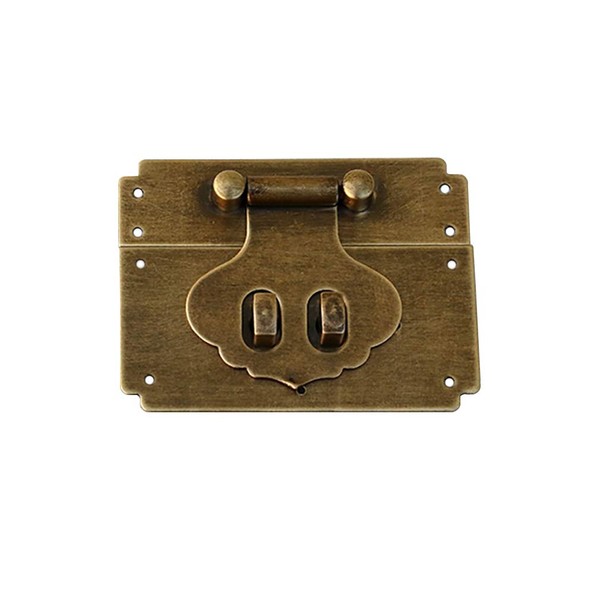 Tiazza Antique Brass Small Cabinet Box Latch Buckle Catch Clasp