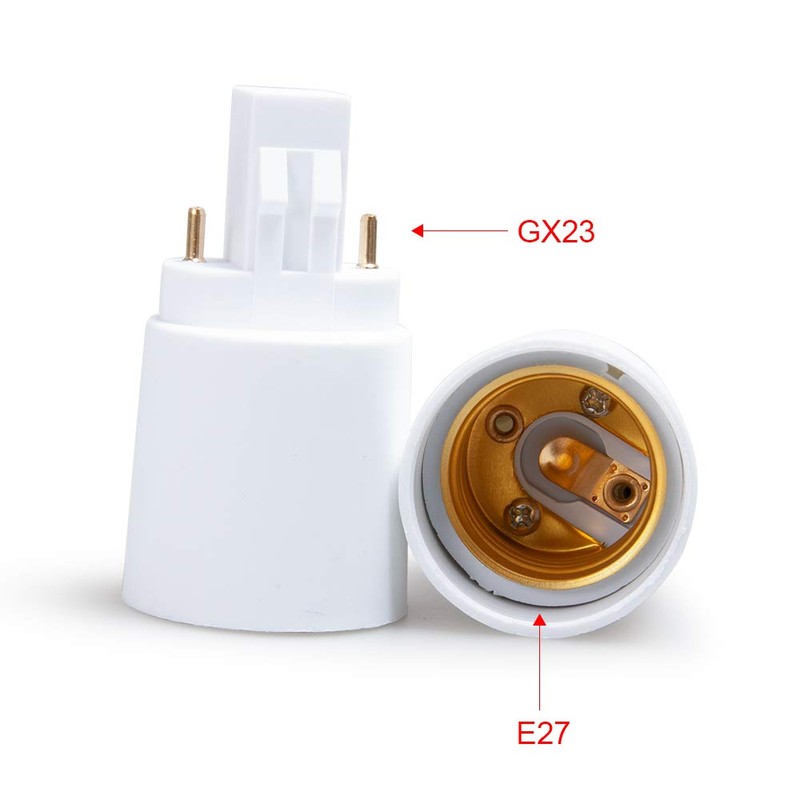 XYX GX23 to E27/E26 LED Light Sockets Adapter, Light Bulb