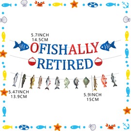 Ofishally Retirement Party Decorations Happy Retirement Banner I'm Retired for Retired Farewell Party Decoration Supplies