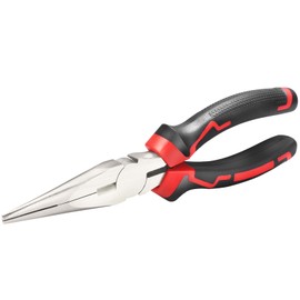 8-in. Long Nose Pliers, Soft Grip with Wire Cutter, High Carbon Steel, Long Nose Cutting Pliers for Home, Fishing, Jewelry, 1pcs