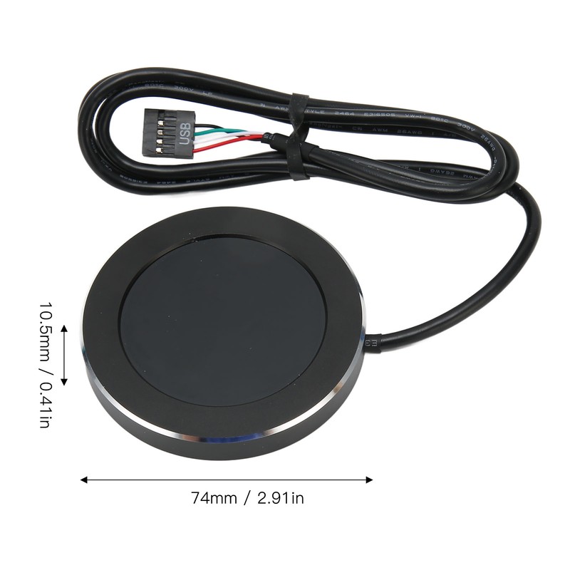 Liquid Cooler LCD Screen 2.1in IPS Round 480x480 Dimmable Multifunction