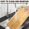 Sentk 3Pcs Bamboo Cutting Board Set, 1.5 CM Bamboo Cutting
