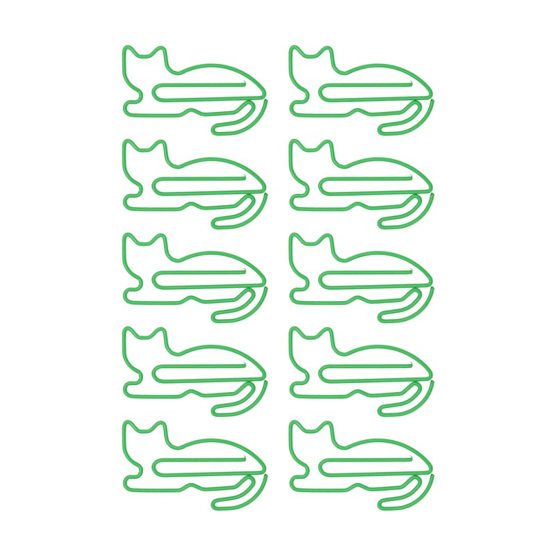 100 Pcs Cute Paper Clips Animal Shaped Fun Bookmark Document