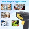 Wireless Barcode Scanner 2.4G USB 1D 2D Handheld Drive Free