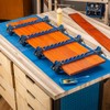 Rockler Mini Deluxe Panel Clamps (2-Pack) - Powerful Four-Way Pressure