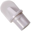 Merriway BH03699 (100 Pcs) Plastic Push-In Shelf Support Studs, White