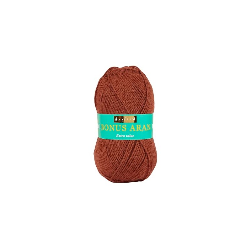 Hayfield Bonus Aran Yarn, Mahogany (563), 100g