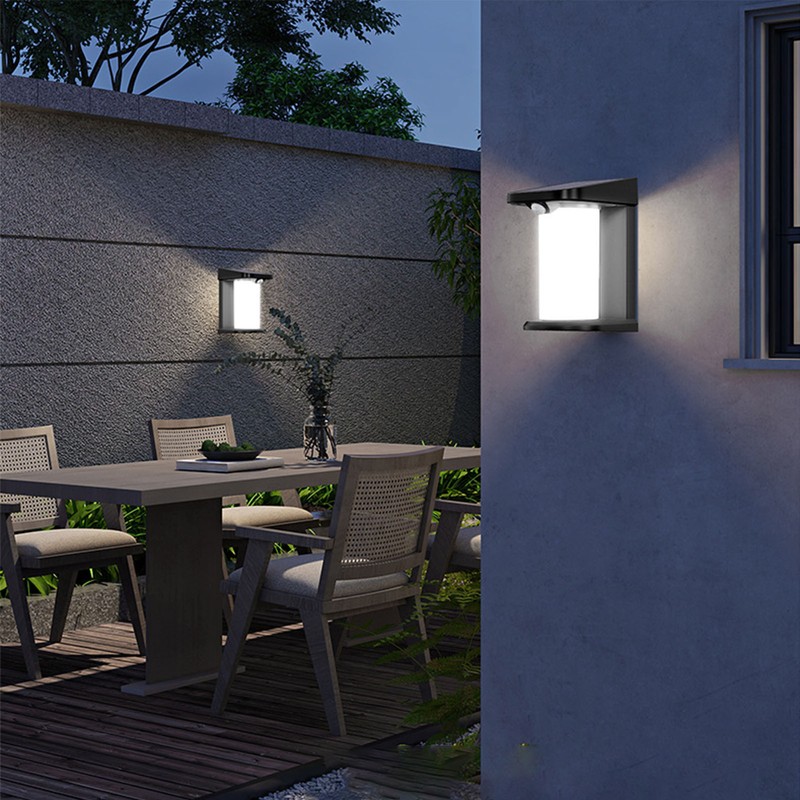 Motion Sensor Outdoor Lights Waterproof 120 Degree Sense Angle Solar