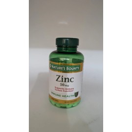 Nature’s Bounty NATURES BOUNTY ZINC ~ Supports Immune Health 50mg., 400 ct Tablets ~ Exp 11/2028