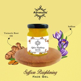 Saffron Brightening Face Gel- Men-Women-Hydrating -deep refreshing-