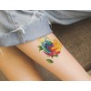 2 Sheets Temporary Rainbow Tattoo Festival Tattoo Fake Tattoo LC025