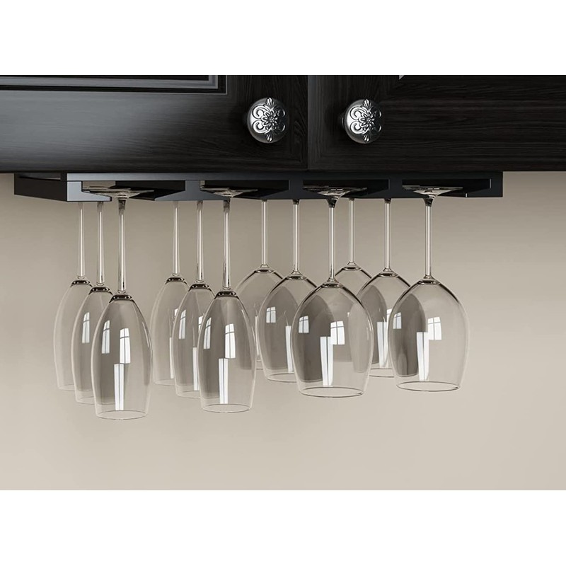 Rustic State Eze 4 Sectional Wood Under Cabinet Wine Glass