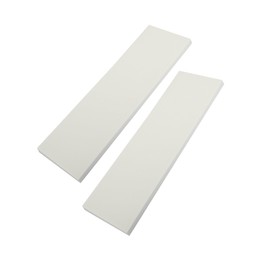Partuto 400x120x15mm 2pcs Car Garage Wall Guard Door Bumper Protector Anti Collision Waterproof White Replacement