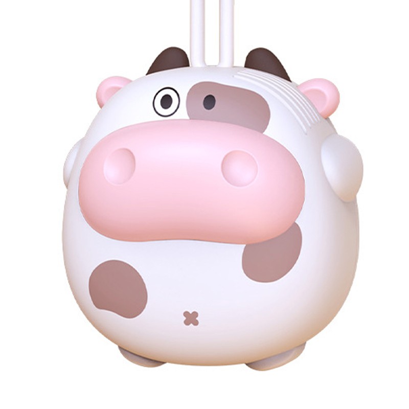 Cartoon Animal Hanging Neck Fan with Lanyard Battery Powered Bladeless