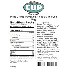 By The Cup Mello Creme Pumpkins, 1.5 lb Bulk Bag