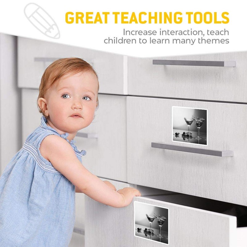 2 x 10cm Square Vinyl Stickers - Cocktail Drinks Beverage