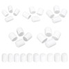 sourcing map 50pcs Round End Protective Caps Rubber Cover 1/2"