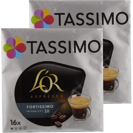 Tassimo Fortissimo L 'Or Espresso Coffee, Gema Recommended Roaster, High, Coffee, Coffee, 32 T Disc