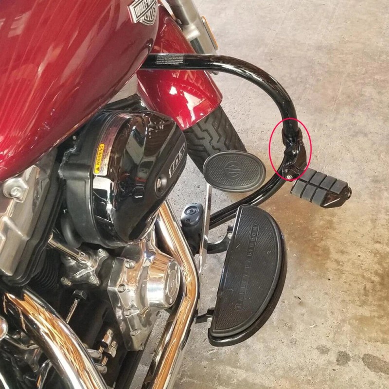 DREAMIZER Highway Foot Peg Footpegs Mount Bracket For Harley Street