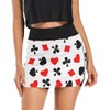 Cindly Poker Card Tennis Skirts, Skorts Skirts with Pockets, Golf