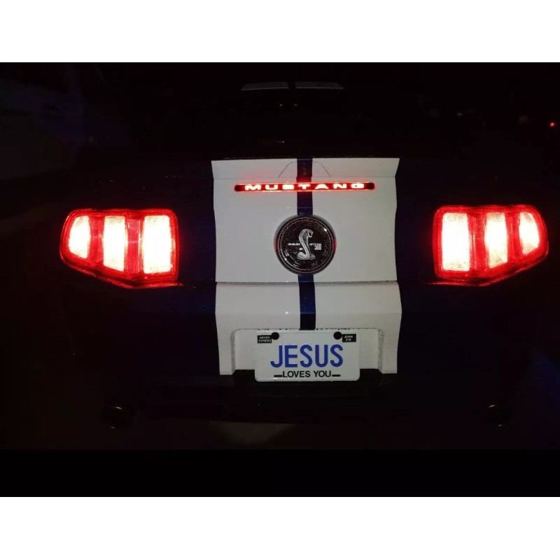 FORD MUSTANG THIRD BRAKE LIGHT OVERLAY VINYL DECAL 2010-2011-2012
